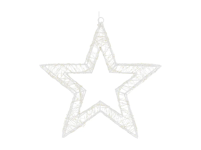Stella di Natale decorazione con illuminazione a 960 LED luce bianco caldo IP44