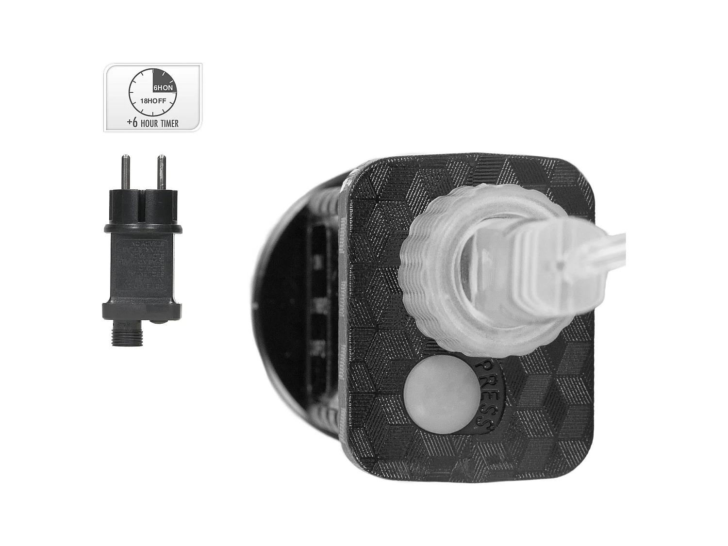 ECD Germany Estrella de Navidad 38cm blanca con 960 luces LED bl. cálido para interior/exterior con temporizador decoración luminosa adorno colgante