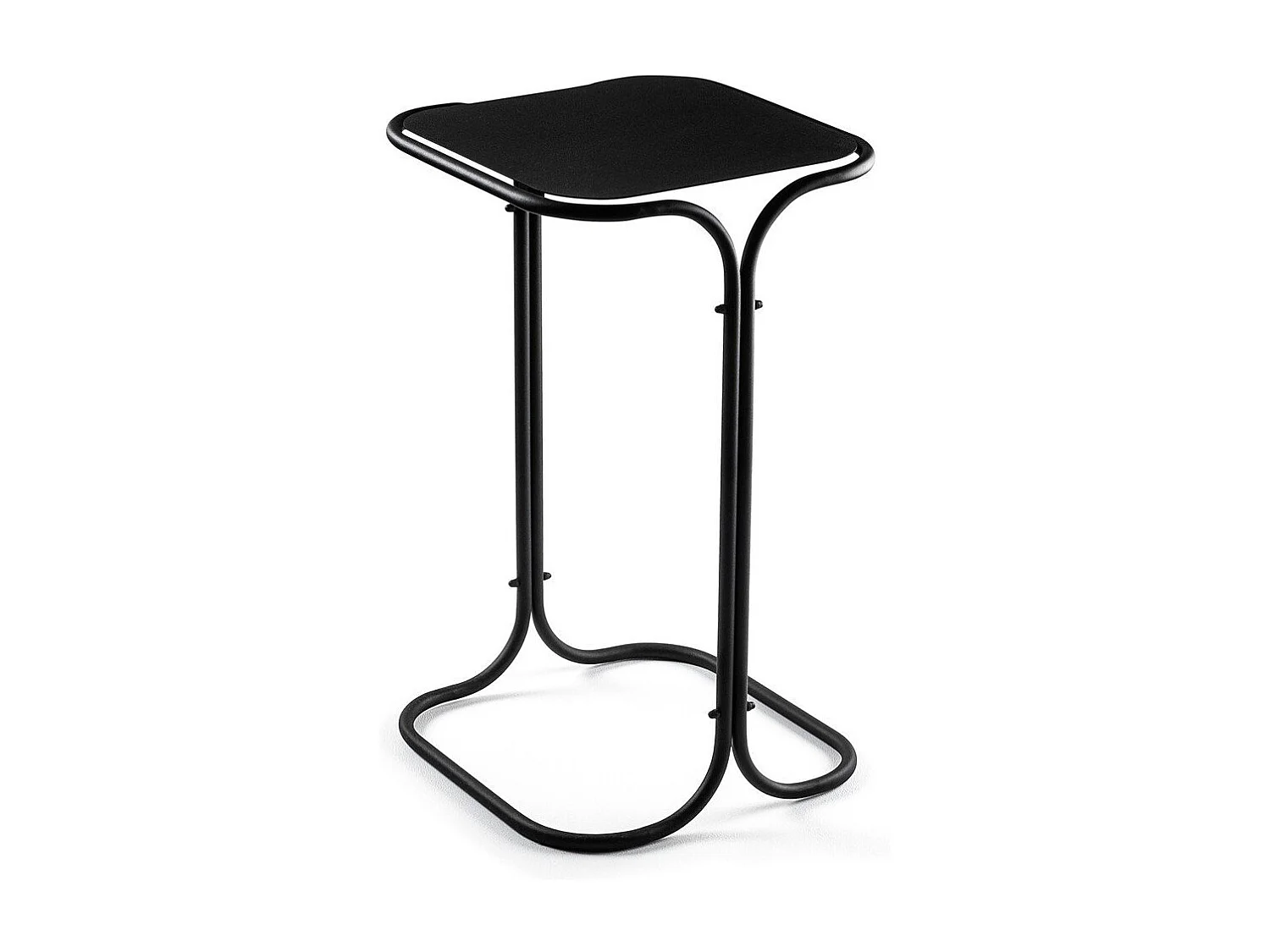 Bout de canapé avec plateau rectangle en Métal H52 cm - ELI