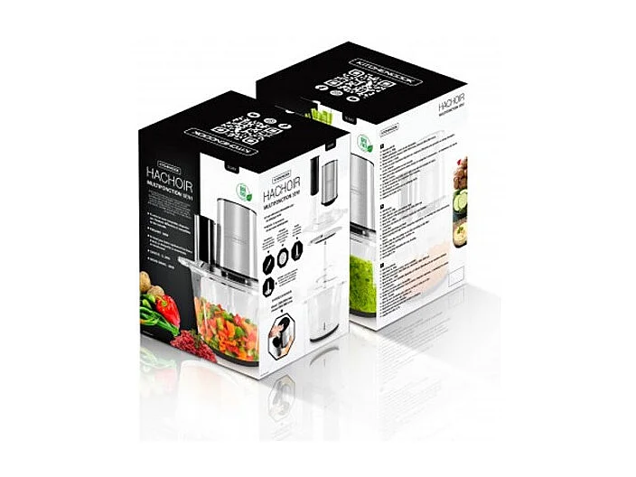 Hachoir Kitchen Cook Multifonction 5 En 1 Slimix 600 W