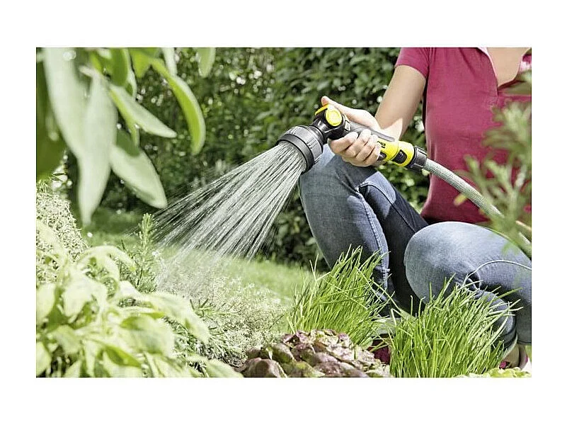 KARCHER Set pistolet darrosage et 2 raccords plastique - Multifonction - 4 formes de jets