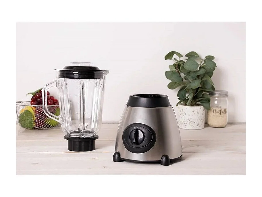 Blender 800w 1.5 Litre 3 Vitesses Acier Inoxydable De Royalty Line