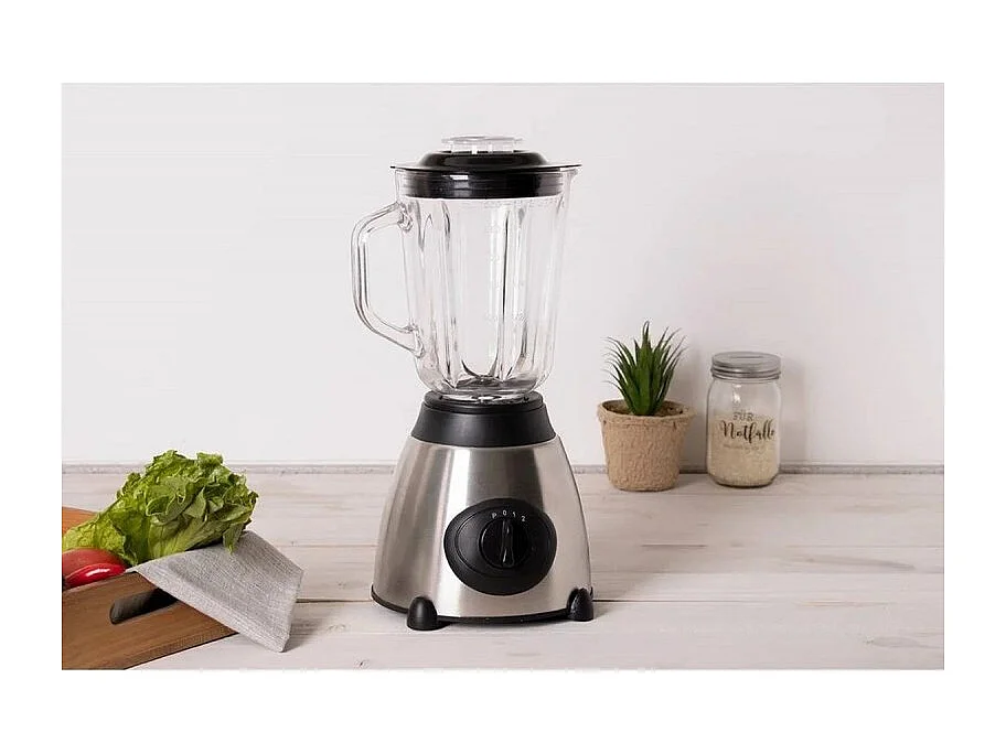 Blender 800w 1.5 Litre 3 Vitesses Acier Inoxydable De Royalty Line