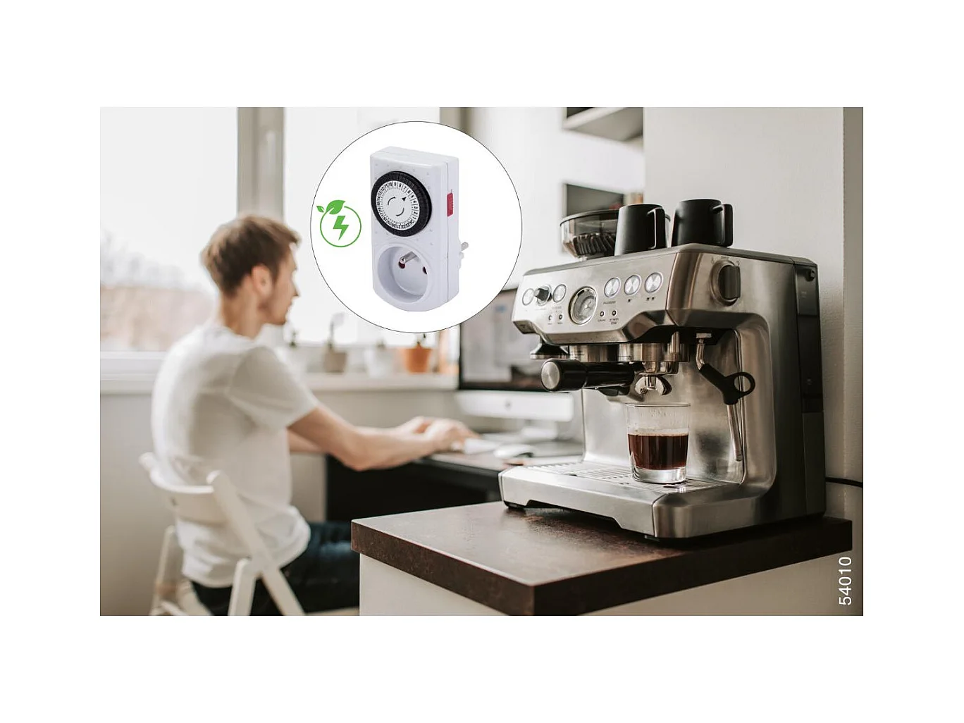 Programmateur mécanique + interrupteur - Chacon