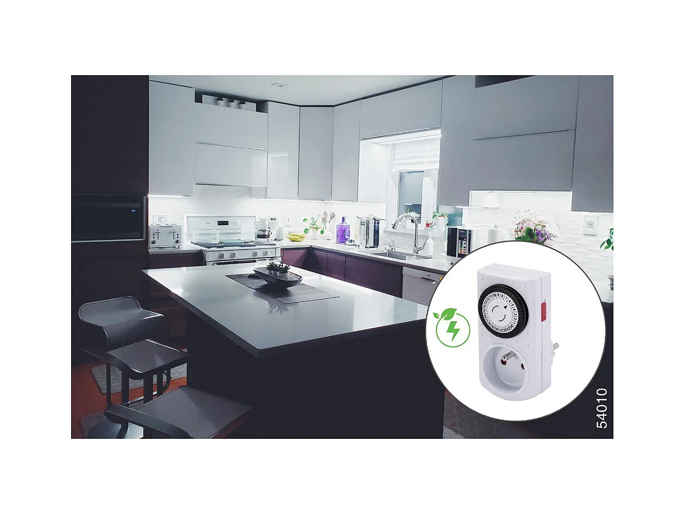 Programmateur mécanique + interrupteur - Chacon