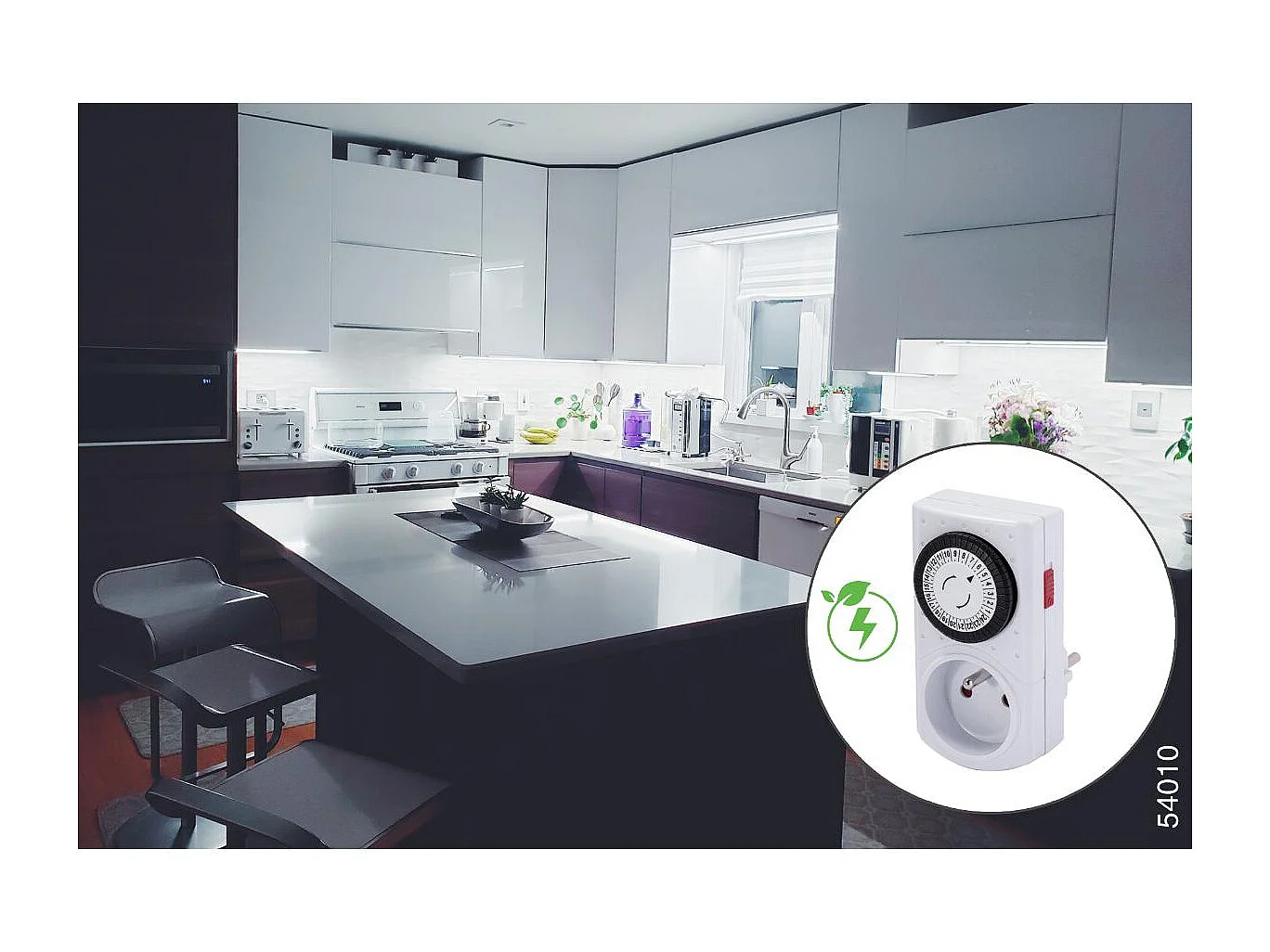 Programmateur mécanique + interrupteur - Chacon