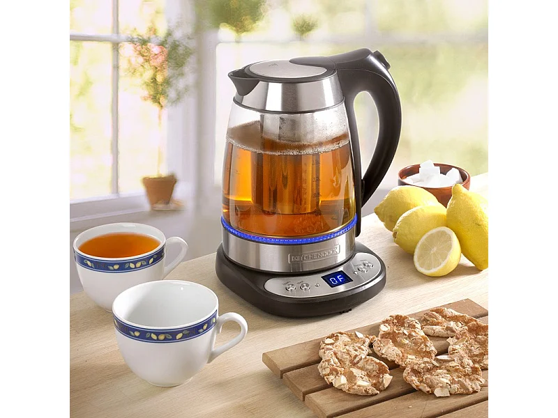 Bouilloire Avec Température Réglable Et Panier à Thé Teatime Kitchencook