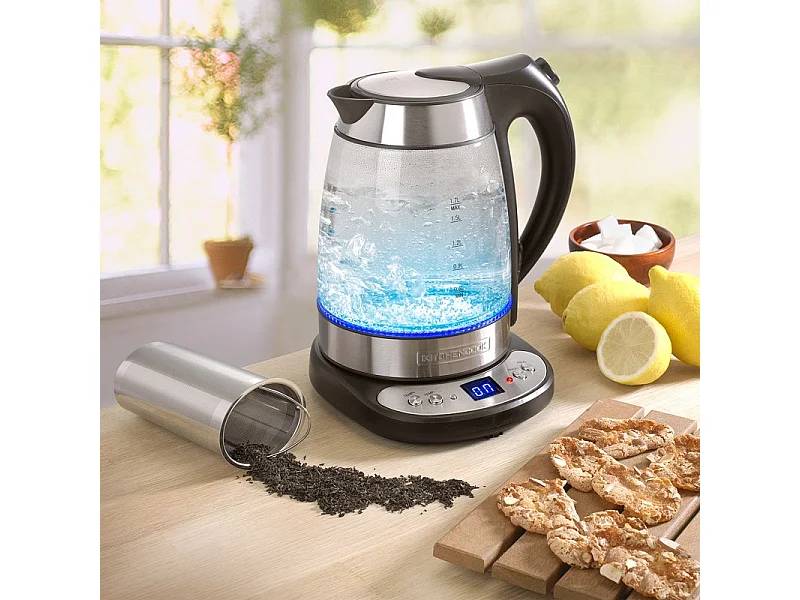 Bouilloire Avec Température Réglable Et Panier à Thé Teatime Kitchencook