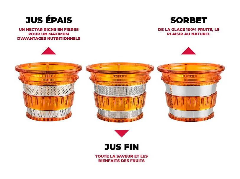 Kitchencook - Extracteur De Jus - Capacité (1l) - 400w - Variateur De Vitesse - Filtre Amovible - Séparateur De Pulpe