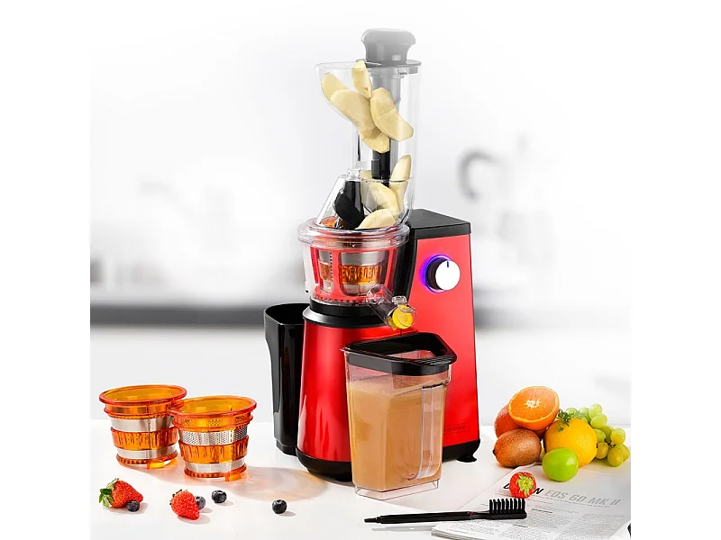 Kitchencook - Extracteur De Jus - Capacité (1l) - 400w - Variateur De Vitesse - Filtre Amovible - Séparateur De Pulpe