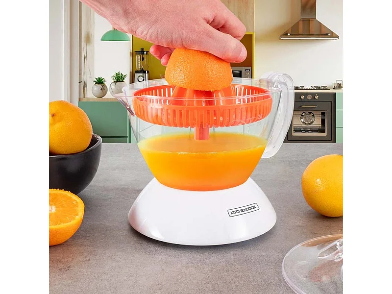 Kitchencook - Presse Agrume électrique 800ml - 1 Cône De Pressage  - Poignée Ergonomique - Sans Bpa - Bec Verseur