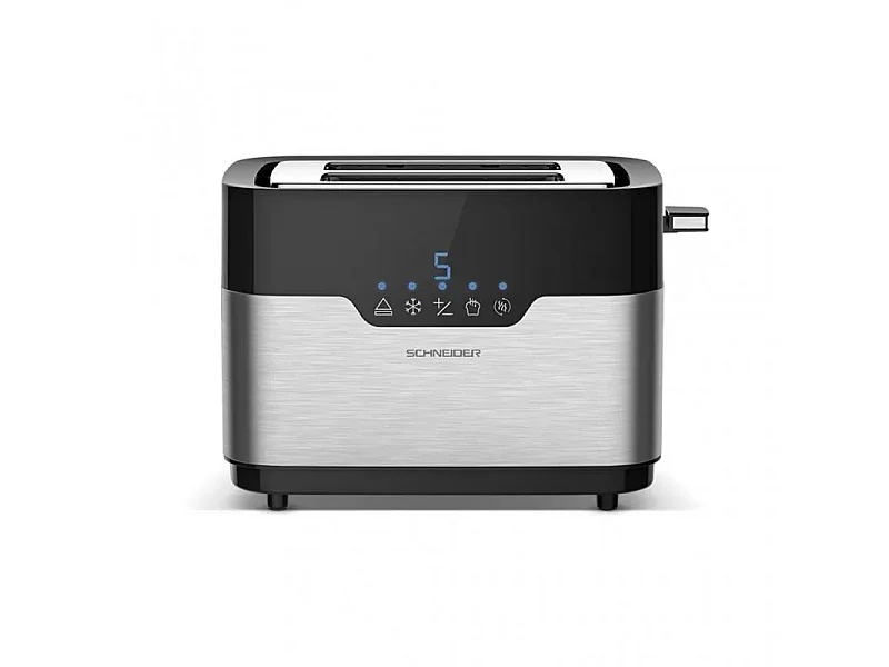Schneider - Scto22dx - Inox - Grille-pain 2 Fentes Tactile - Contrôle Digital - 920 W