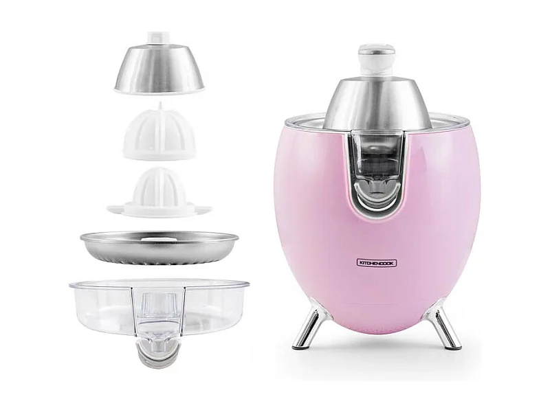 Kitchencook - Presse Agrume électrique  550ml - 2 Cônes De Pressages - Bras Articulé - Bec Verseur - Filtre Acier Inoxydable