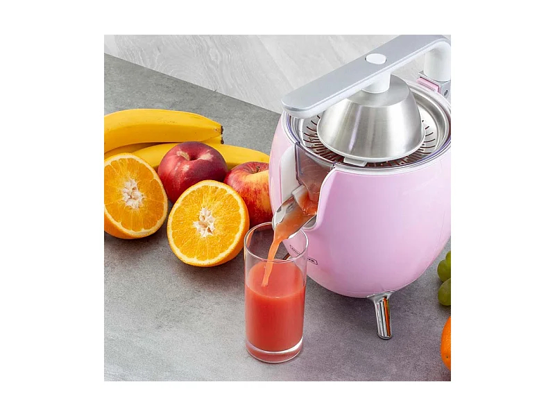 Kitchencook - Presse Agrume électrique  550ml - 2 Cônes De Pressages - Bras Articulé - Bec Verseur - Filtre Acier Inoxydable