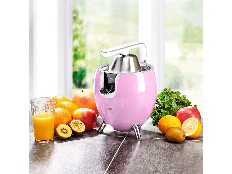 Kitchencook - Presse Agrume électrique  550ml - 2 Cônes De Pressages - Bras Articulé - Bec Verseur - Filtre Acier Inoxydable