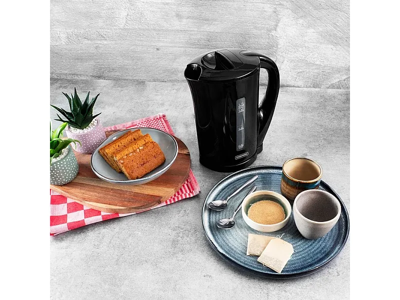 Kitchencook - Cosy Tea - Noir - Bouilloire électrique 1,7 L - 2200 W - ébullition Rapide