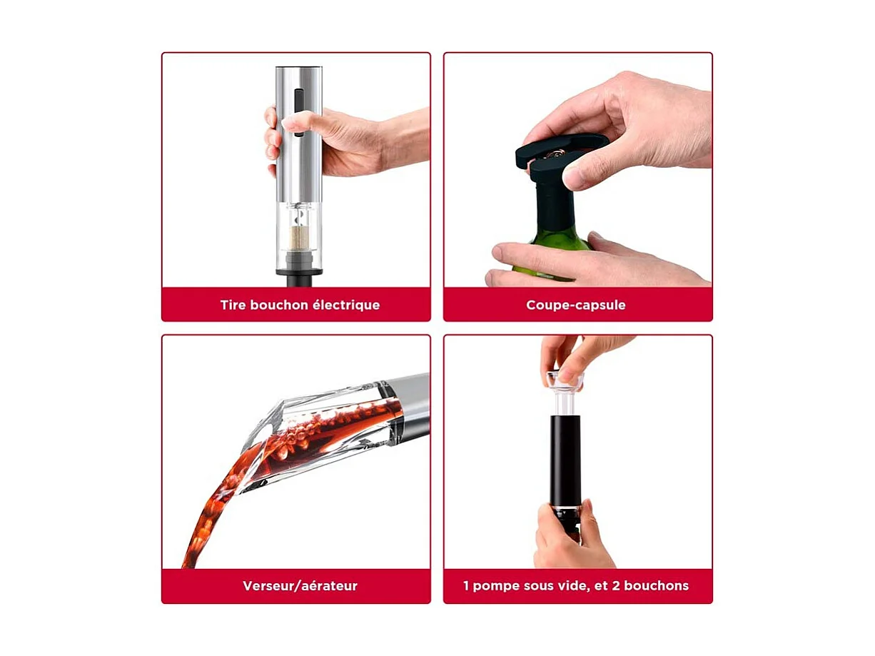 Coffret Sommelier Avec Tous Les Accessoires Sauvignon Durand Dupont