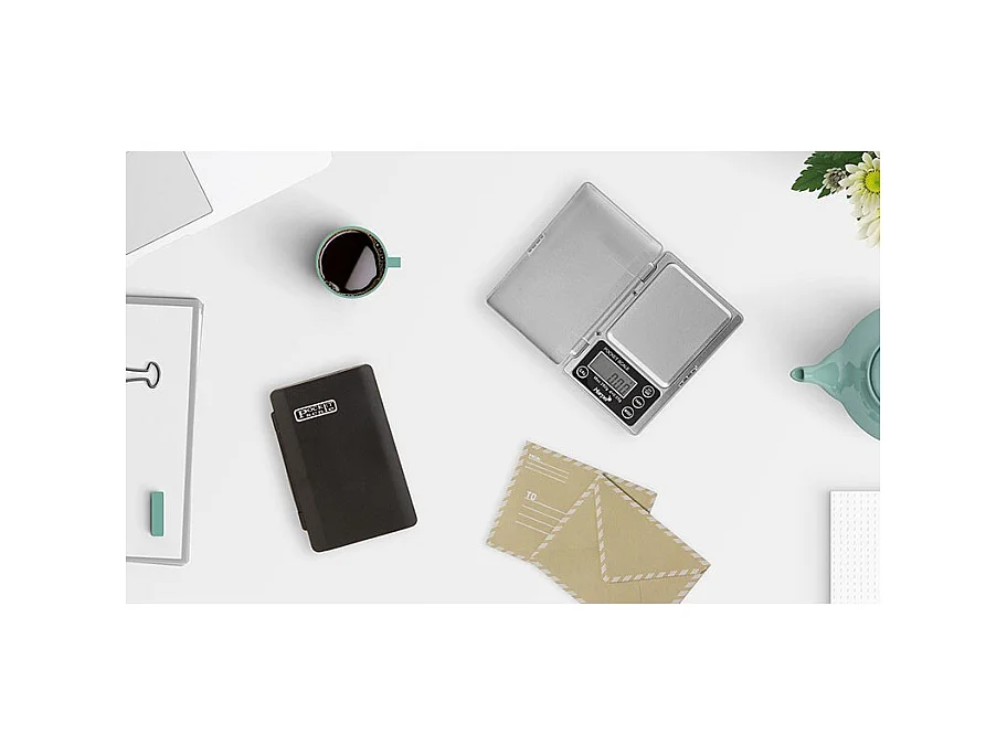 Harper - Pocket_scale_sil - Argent - 250g - Précision 0,05g - Boîte Rigide