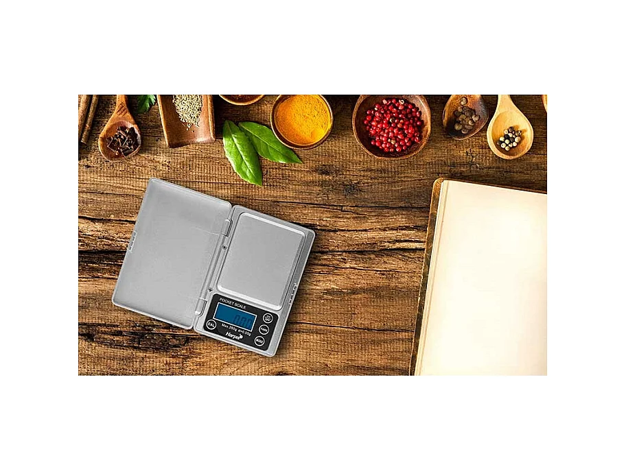 Harper - Pocket_scale_sil - Argent - 250g - Précision 0,05g - Boîte Rigide