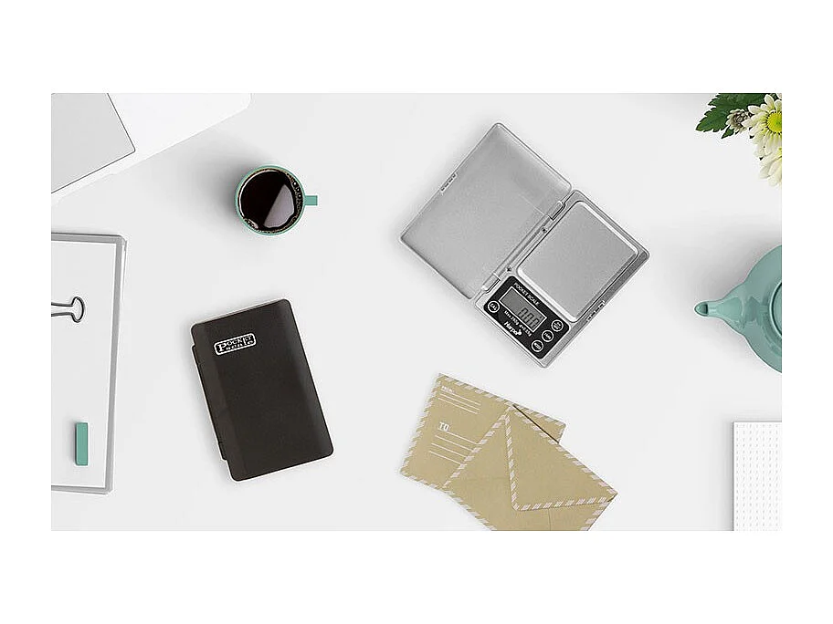 Harper - Pocket_scale_sil - Argent - 250g - Précision 0,05g - Boîte Rigide