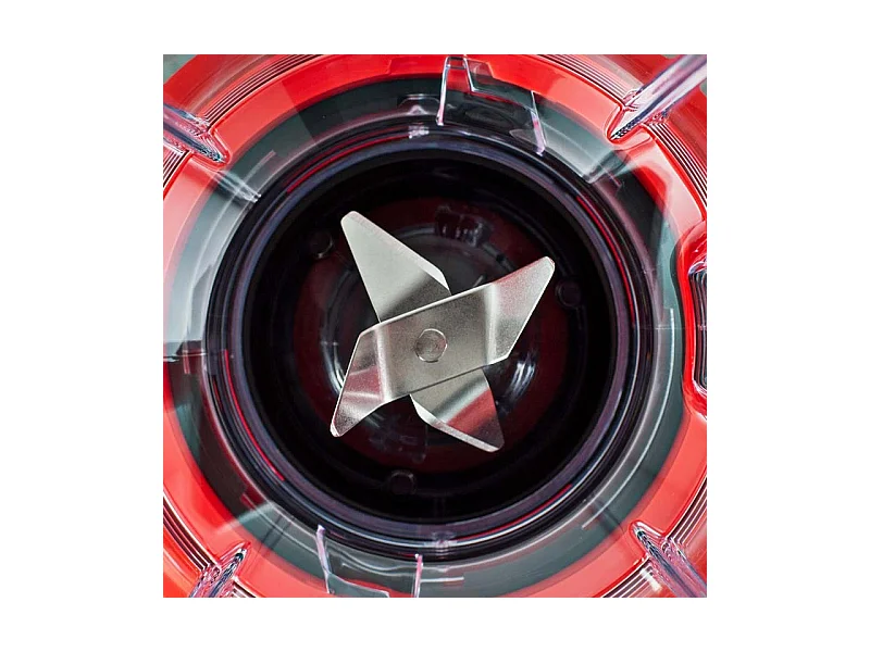 Blender 1.5l Avec 2 Lames Inox B5turbo Rouge Kitchencook