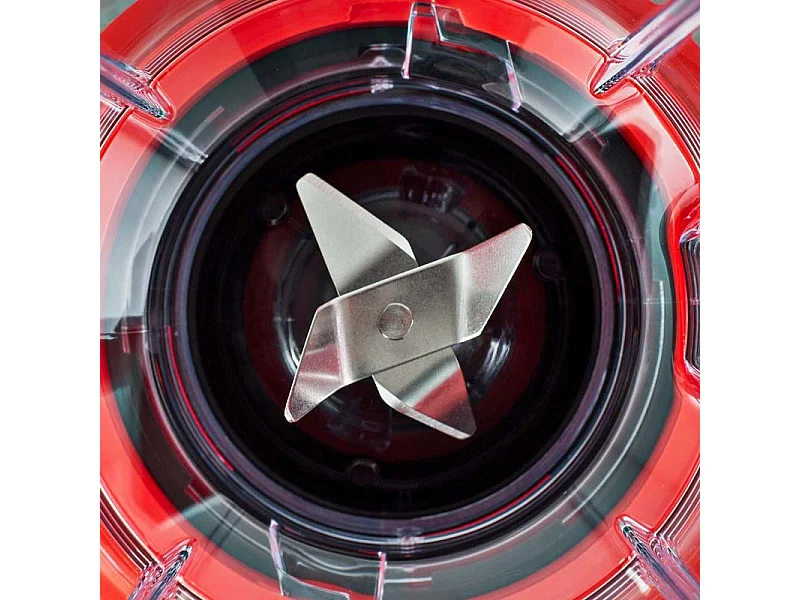 Blender 1.5l Avec 2 Lames Inox B5turbo Rouge Kitchencook