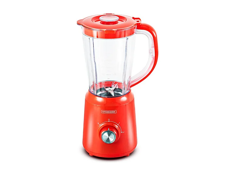 Blender 1.5l Avec 2 Lames Inox B5turbo Rouge Kitchencook