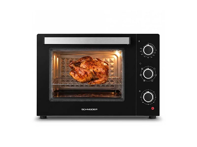 Schneider - Sceo2345ctb - Noir - Four électrique 45 L Posable - Chaleur Tournante - 1700 W