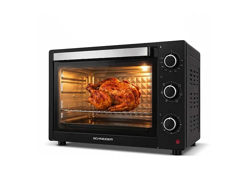 Schneider - Sceo2345ctb - Noir - Four électrique 45 L Posable - Chaleur Tournante - 1700 W