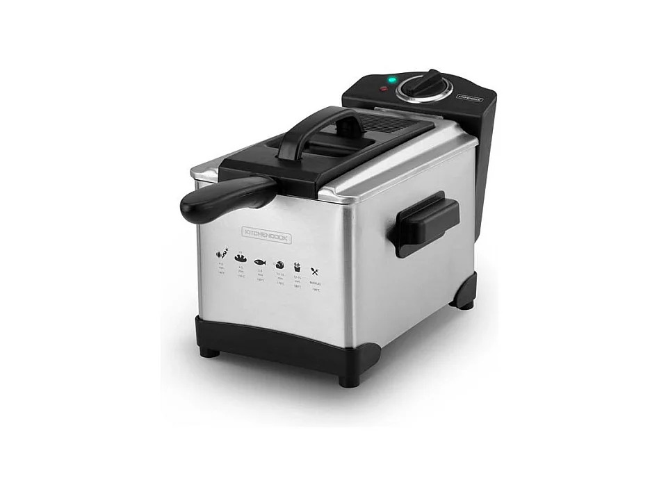 Friteuse 3l Inox Semi Pro Fry Plus Kitchencook