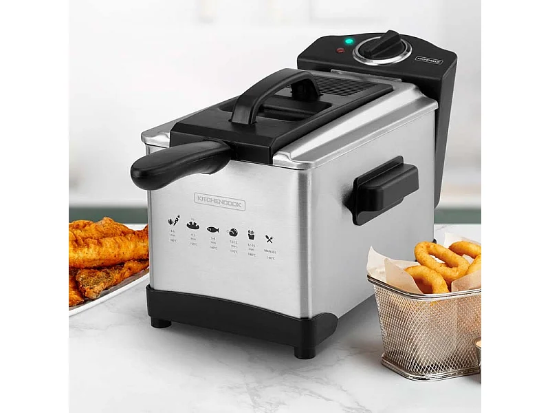 Friteuse 3l Inox Semi Pro Fry Plus Kitchencook