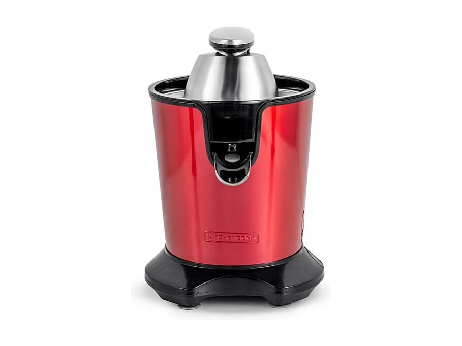 Presse Agrumes Inox Double Cônes Et Filtre En Acier Presspro Rouge Kitchencook