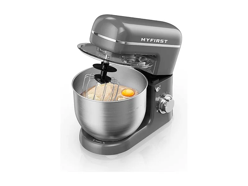 Kitchencook - My_first - Robot Pâtissier 600w - 8 Vitesses - Bol Inox 5l - Mouvement Planétaire - Kit Pâtisserie Inclus