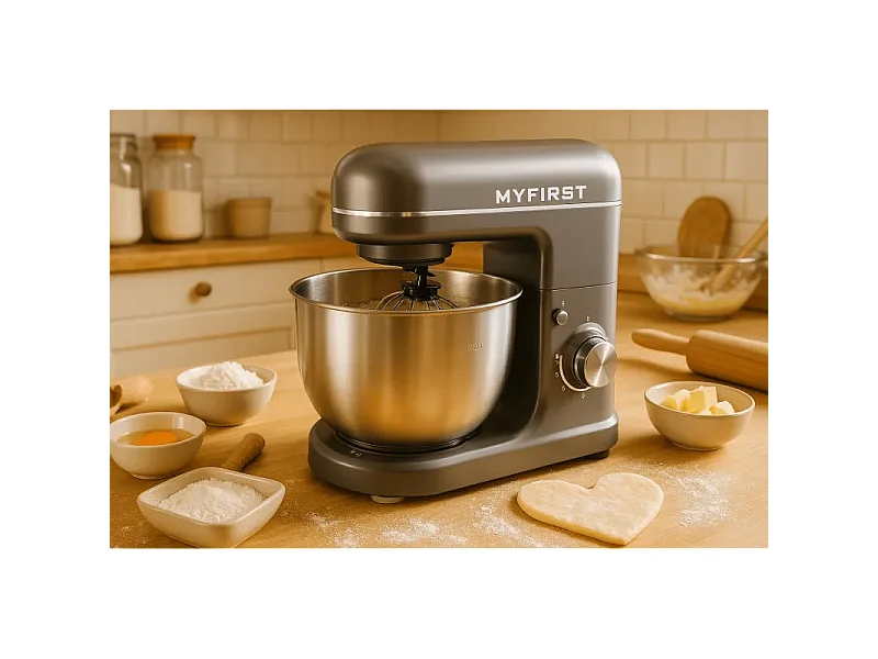 Kitchencook - Robot Pâtissier My First - 600 W 5 L - Kit Pâtisserie