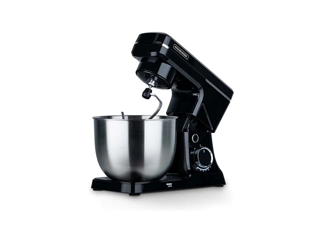 Kitchencook- Robot Pâtissier Noir 6l 1500w Inox Robomix