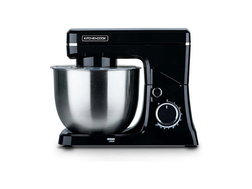 Kitchencook- Robot Pâtissier Noir 6l 1500w Inox Robomix