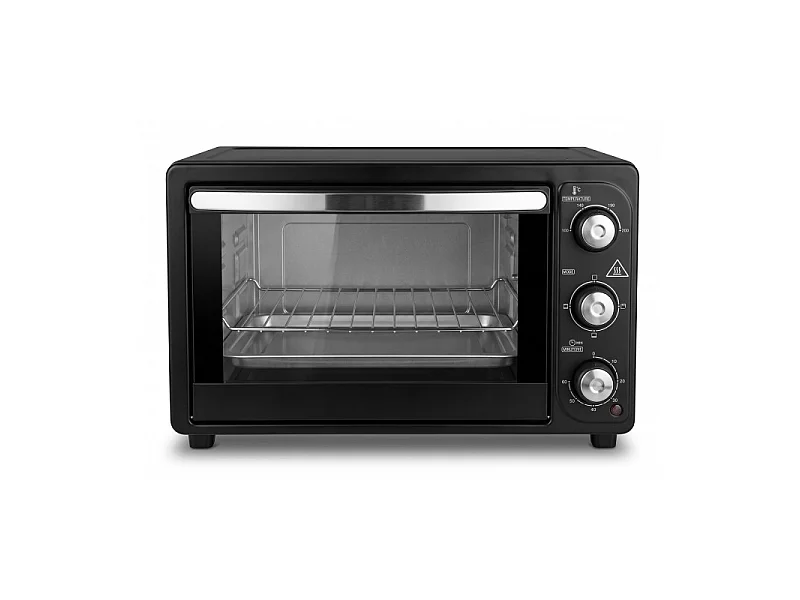 King D'home - Noir - Mini-four 30 L - Convection Naturelle - Thermostat 100 à 230 °c - 1500 W