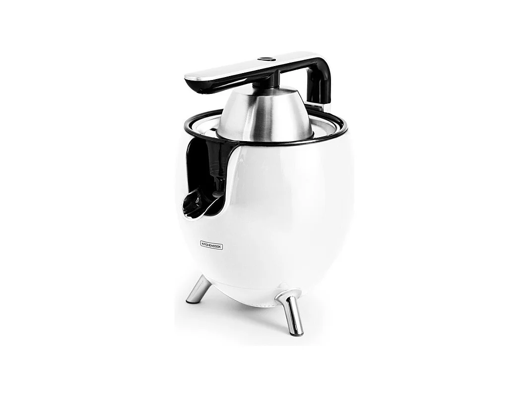 Presse Agrumes Double Cônes Avec Filtre En Acier Presspod Blanc Kitchencook