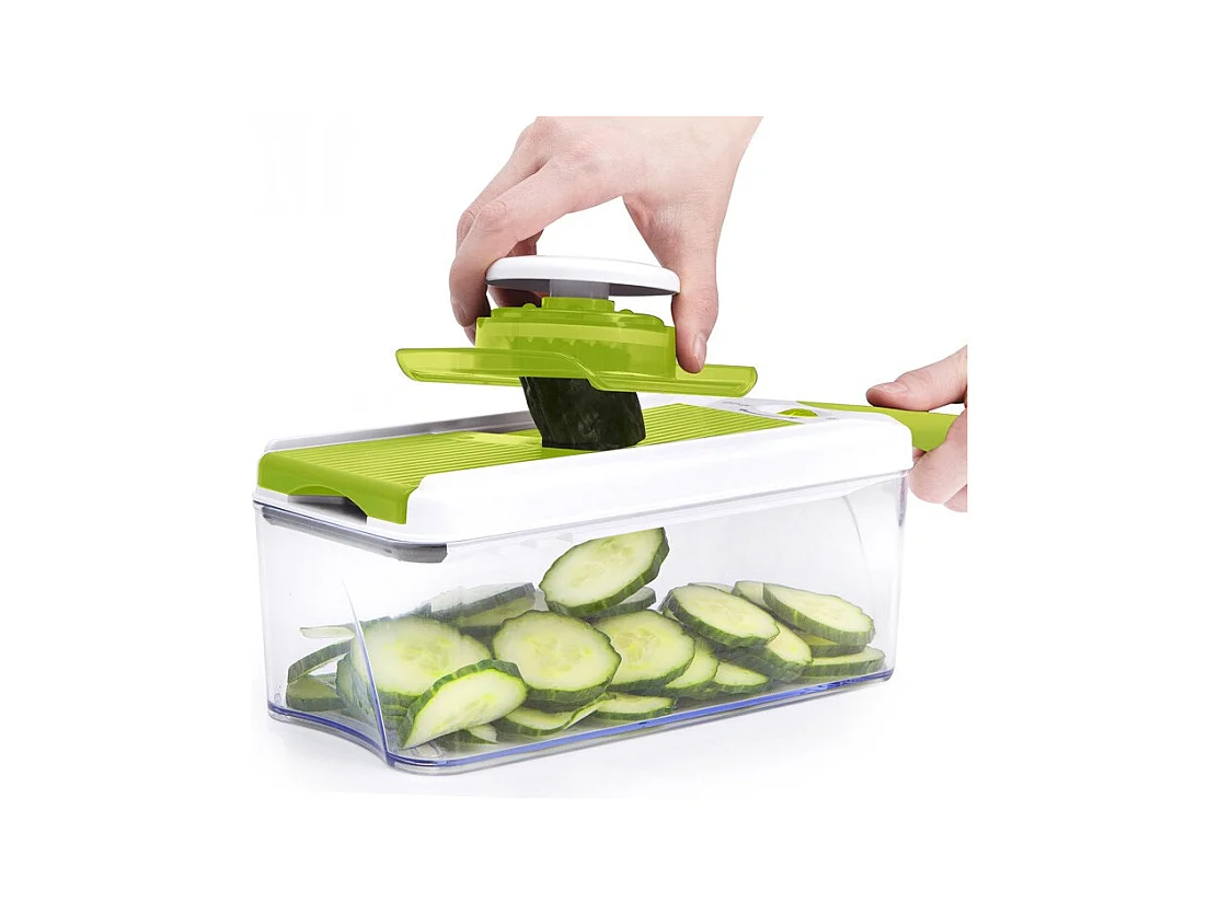 Mandoline Ajustable 4en1 Inox Slicy_express Cookart