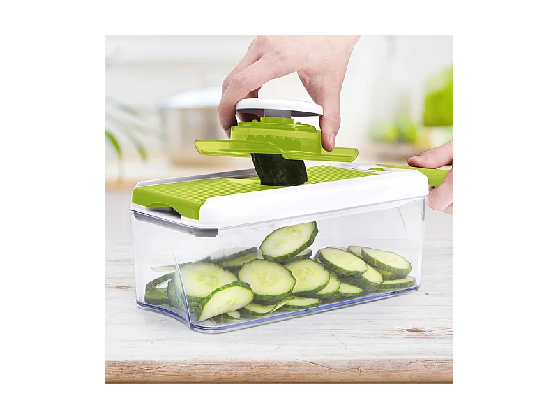 Mandoline Ajustable 4en1 Inox Slicy_express Cookart