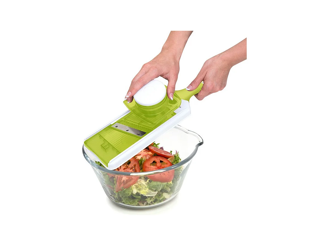 Mandoline Ajustable 4en1 Inox Slicy_express Cookart