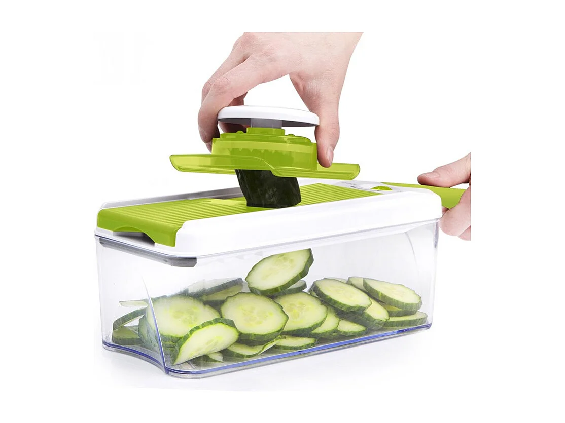 Mandoline Ajustable 4en1 Inox Slicy_express Cookart