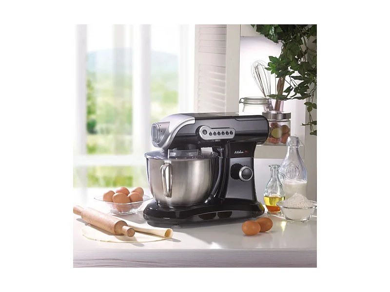 Robot Pétrin Multifonction 5l Evolution Noir Kitchencook