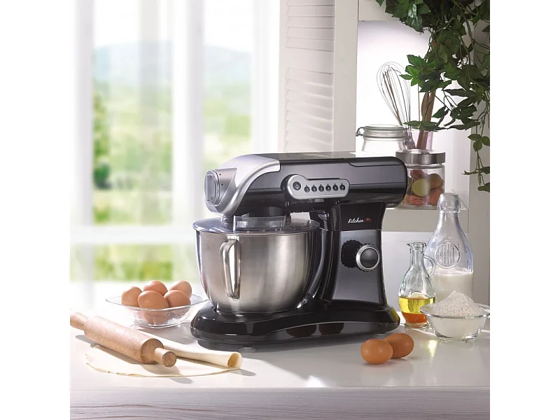 Robot Pétrin Multifonction 5l Evolution Noir Kitchencook