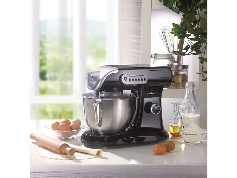 Kitchencook - Robot Pâtissier Evolution  - 1000 W 5 L - Blender Et Hachoir