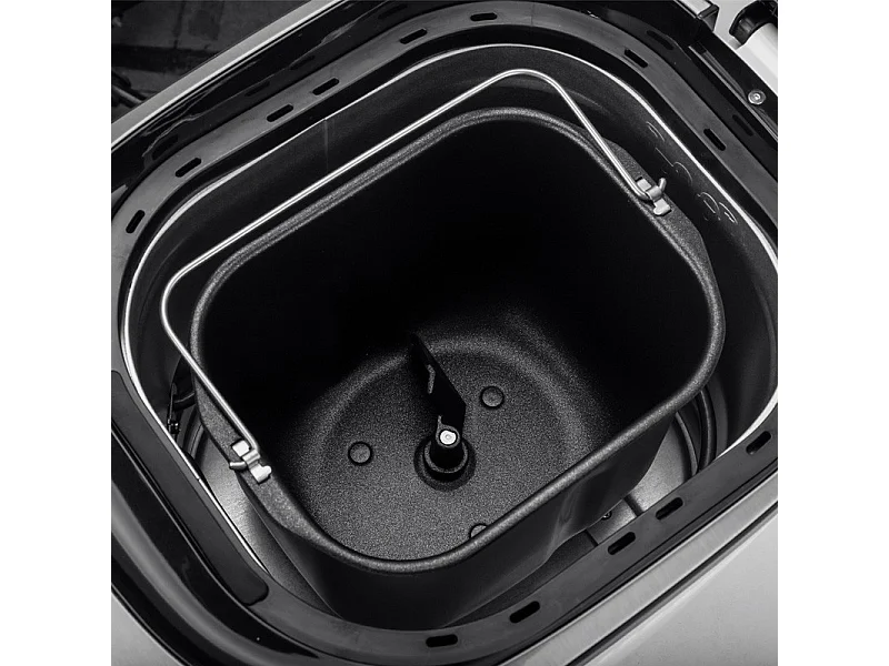 Kitchencook - Machine à Pain - Départ Différé - 550w - 12 Programmes Intégrés - Cuve Amovible Antiadhésive - Noir