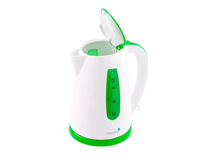 Harper - Hwk11_green - Vert - Bouilloire électrique 1,7 L - 2200 W - Base 360°