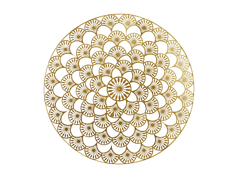 Déco murale métal ajouré personnalisable D70cm