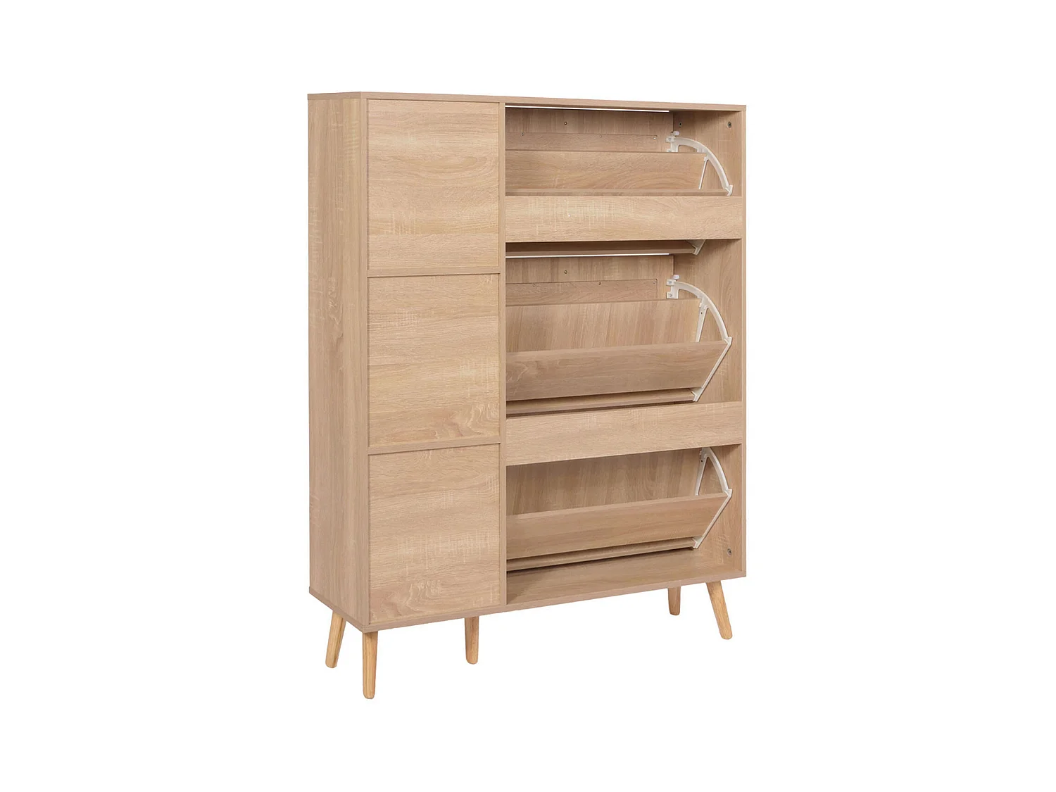 Rotan schoenenlichter MCW-M37,  eiken-look