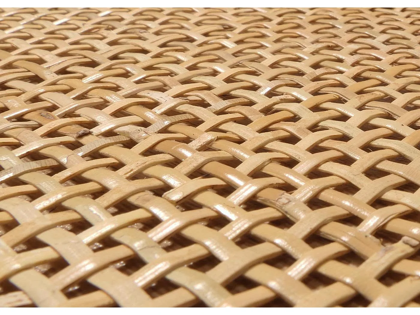 Meuble à chaussures en rotin MCW-M37,  aspect chêne